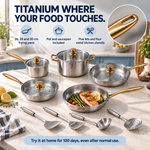 NoLayer Complete Classic Titanium Pannenset 14-delig — view 6