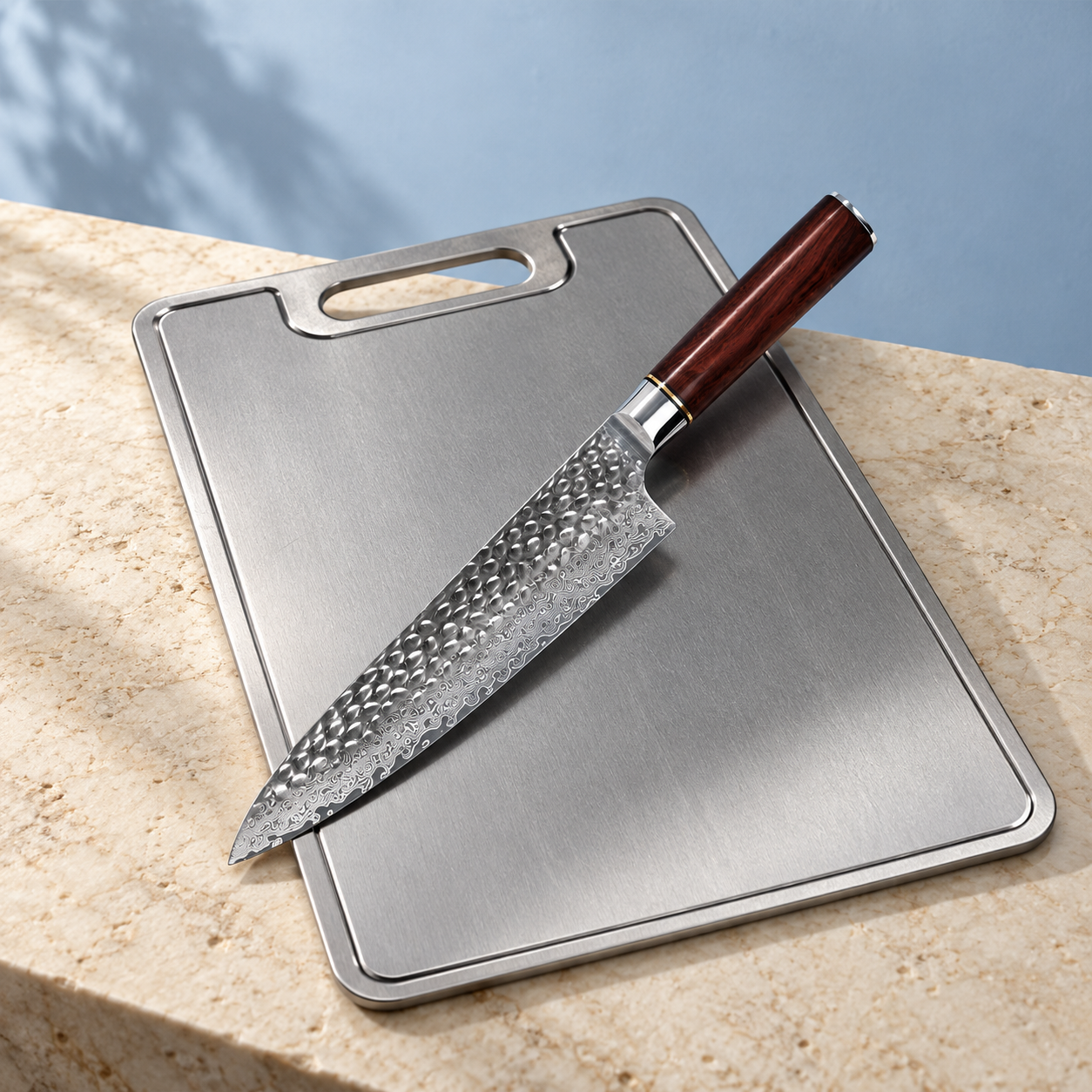 NoLayer Koksmes 21,6 cm + Titanium Board (L) - NoLayer eigen selectie 20260908 slot 01 01 - 01-product
