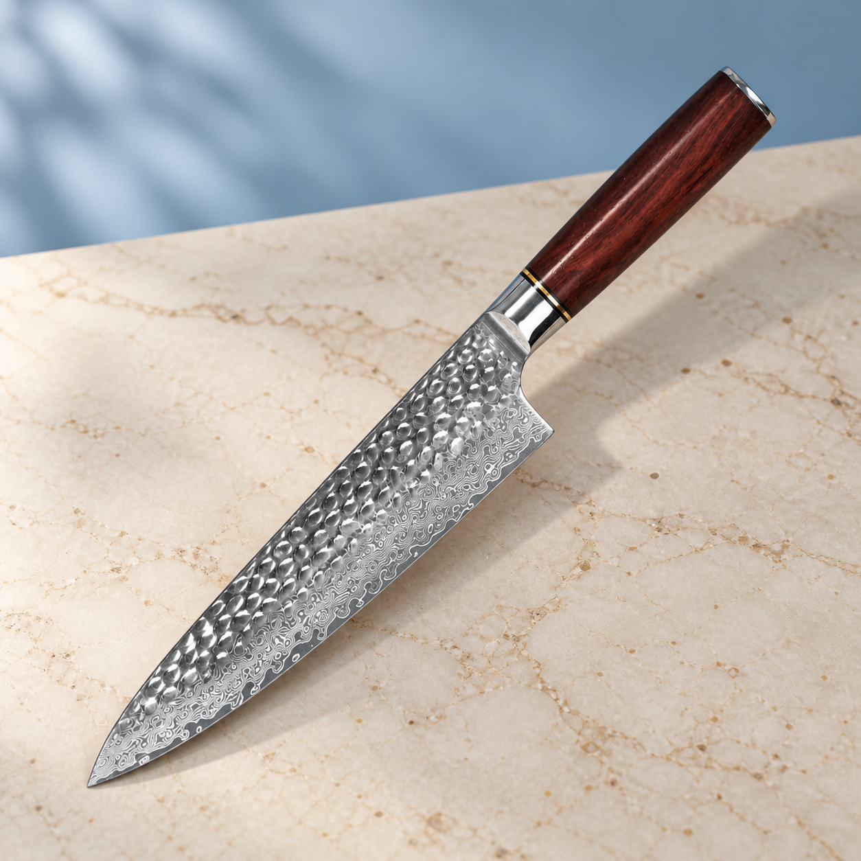 NoLayer Raijin Damascus Koksmes 21,6 cm″ - NoLayer eigen selectie 20260908 slot 01 01 - 01-product