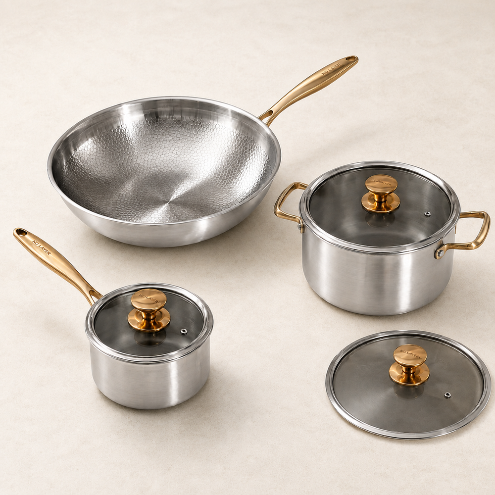 NoLayer Titanium Sautépan – clean product