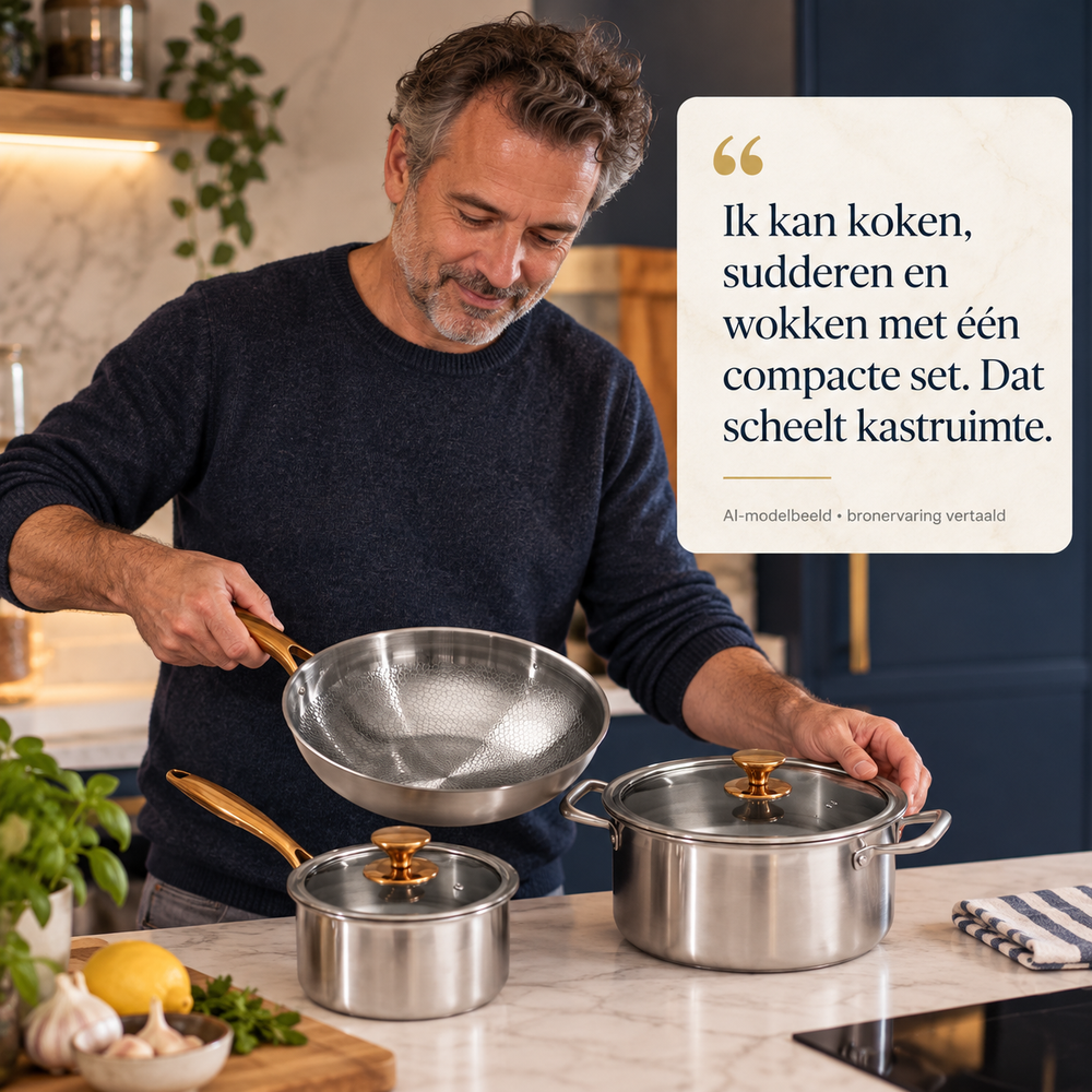 NoLayer Titanium 6-delig Signature Pannenset - NoLayer eigen selectie 20260908 slot 07 01 - 07-testimonial