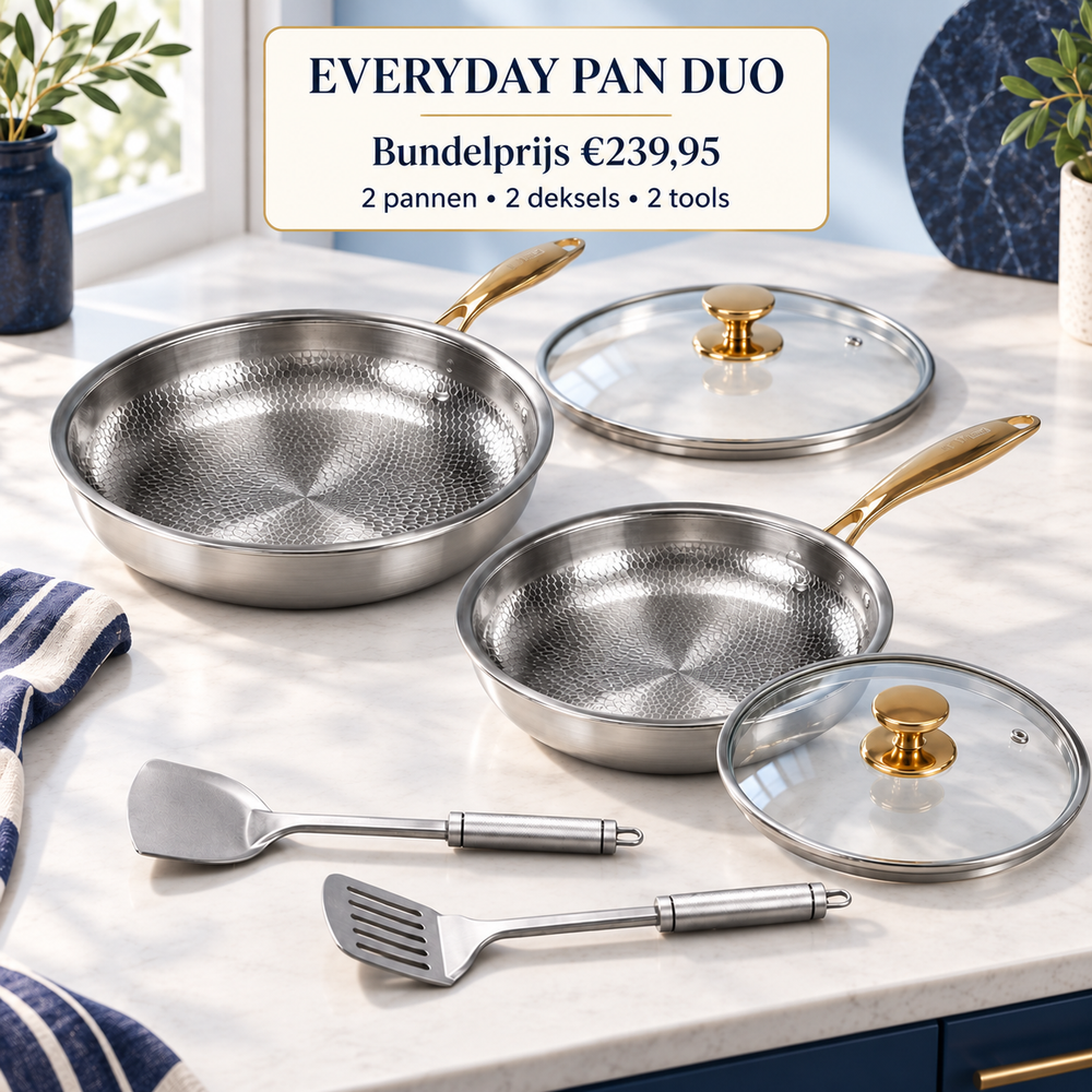 NoLayer Titanium Pannenduo 6-delig - NoLayer eigen selectie 20260908 slot 01 01 - 01-offer