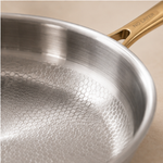 NoLayer Titanium Fry Pan - NoLayer gallery 06 - 05-surface macro