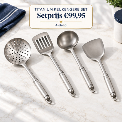 NoLayer Titanium Keukengereiset (4 delig) - NoLayer eigen selectie 20260908 slot 01 01 - 01-offer