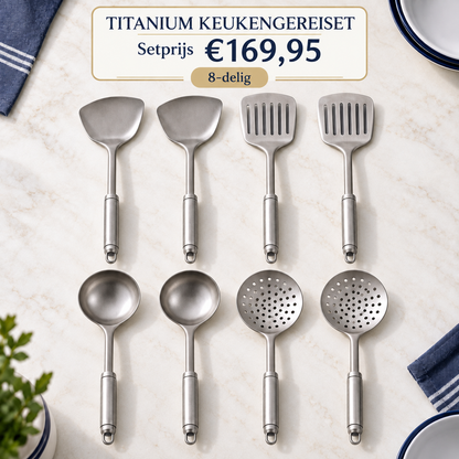 NoLayer Titanium Keukengereiset (8 delig) - NoLayer eigen selectie 20260908 slot 01 01 - 01-offer