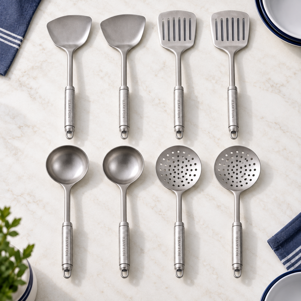 NoLayer Titanium Keukengereiset (8 delig) - NoLayer eigen selectie 20260908 slot 01 01 - 01-product