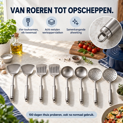 NoLayer Titanium Keukengereiset (8 delig) - NoLayer eigen selectie 20260908 slot 06 01 - utensils8-06-direct