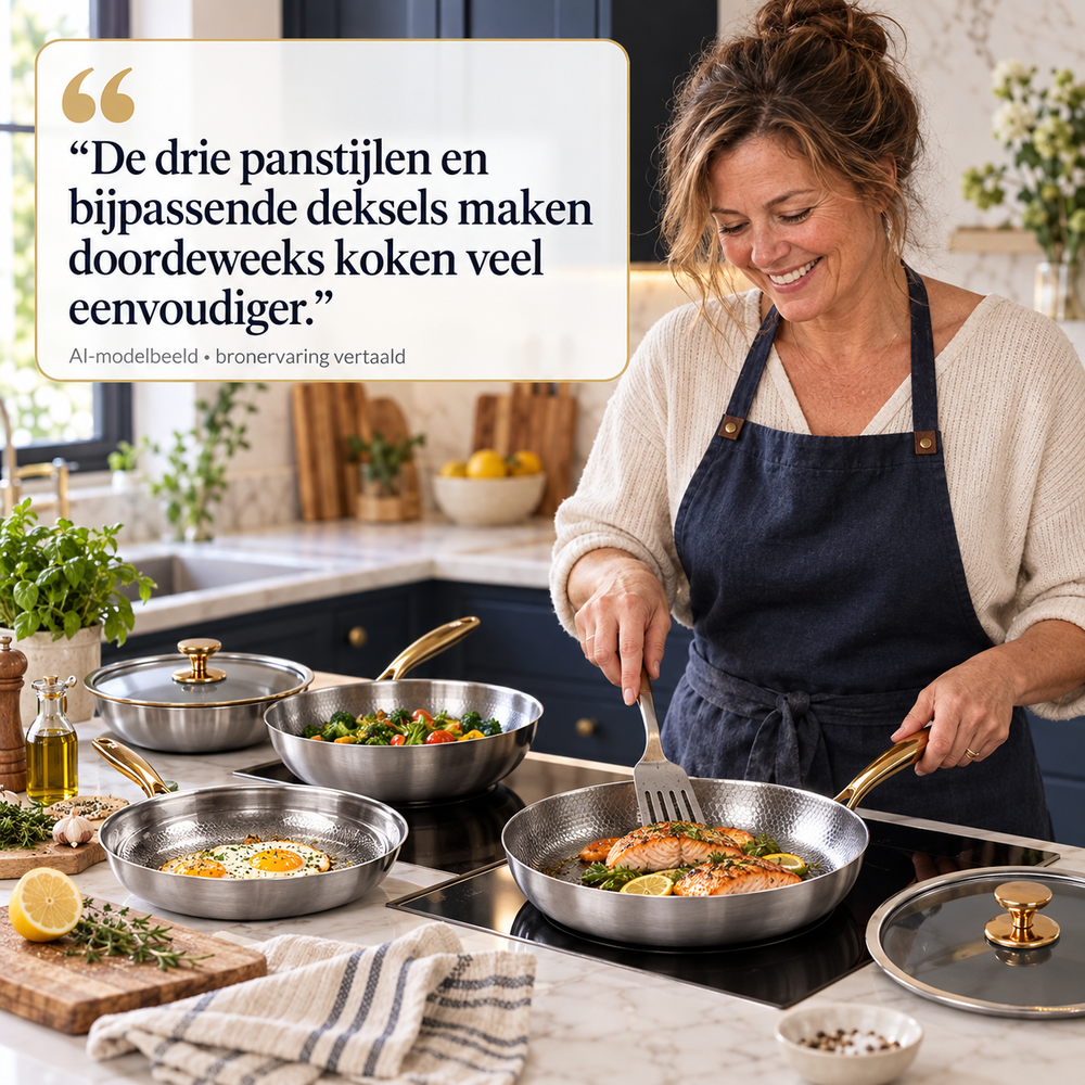 NoLayer Signature Titanium Pannenset 8-delig - NoLayer eigen selectie 20260908 slot 03 01 - 03-testimonial