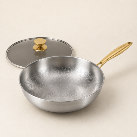 NoLayer Titanium Wok – clean product