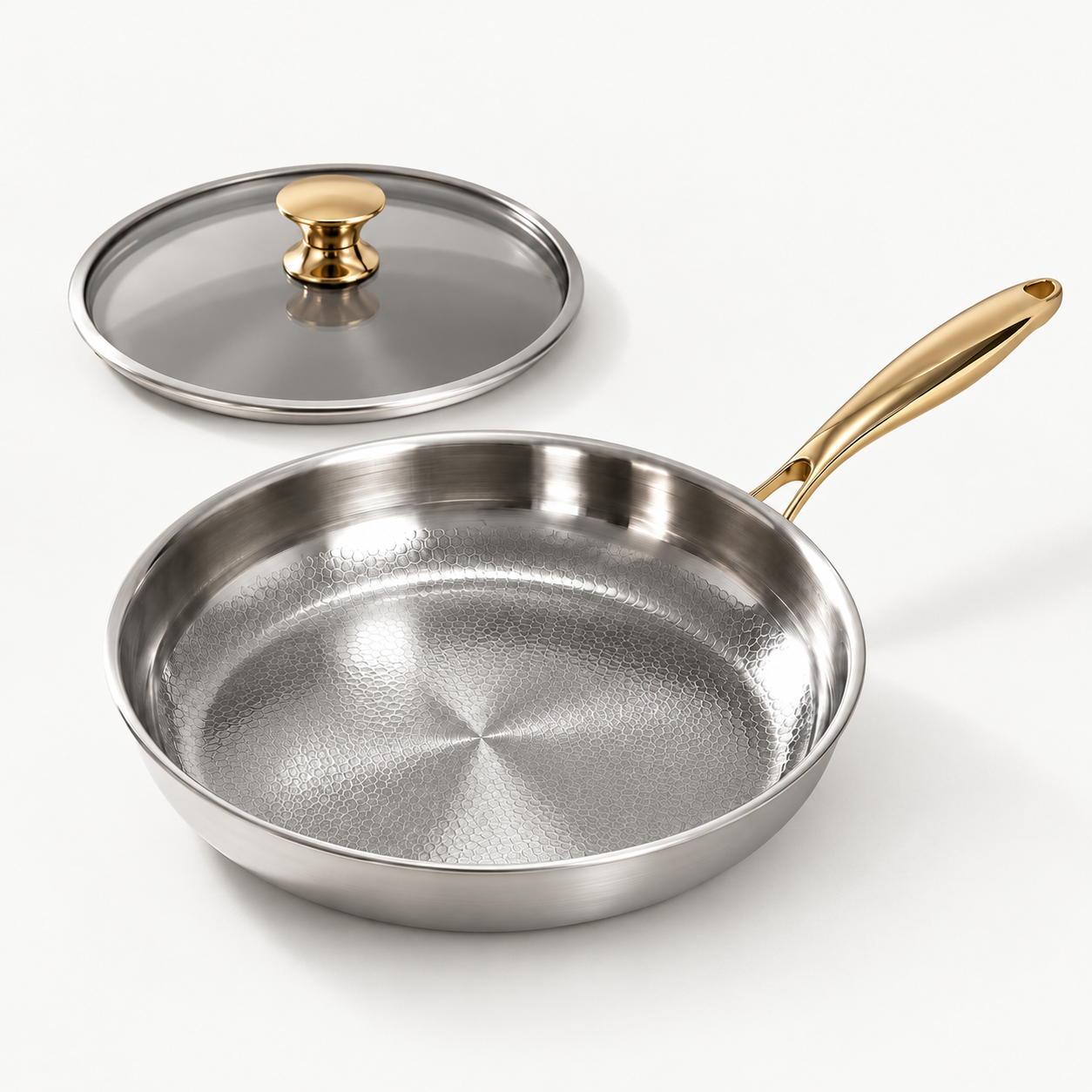 NoLayer Deep Titanium Frying Pan